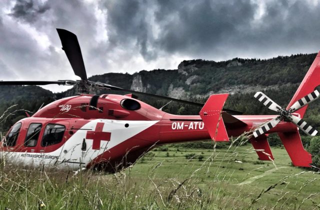 V Terchovej sa zranila česká turistka, záchrannú akciu skomplikovalo vrtuľníku počasie