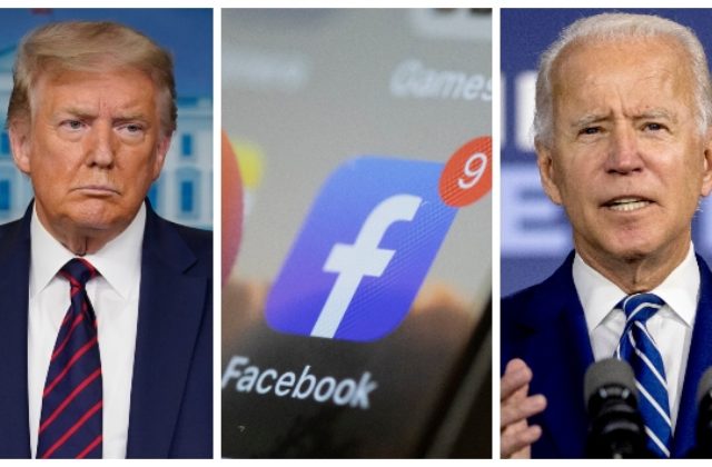 Facebook začal označovať príspevky o prezidentských voľbách, nevynechal ani Trumpove či Bidenove