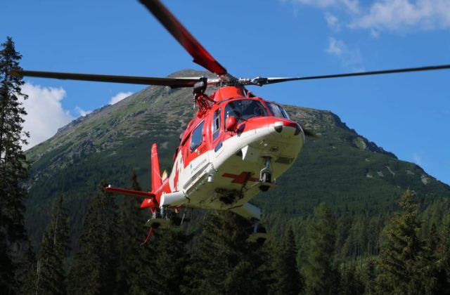 Po poľského turistu letel do Vysokých Tatier záchranársky vrtuľník, mužovi už nebolo pomoci
