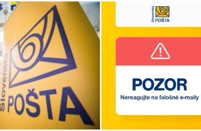 Slovenská pošta zaznamenala vyše 30 typov podvodných e-mailov, ktoré žiadajú údaje o platobných kartách