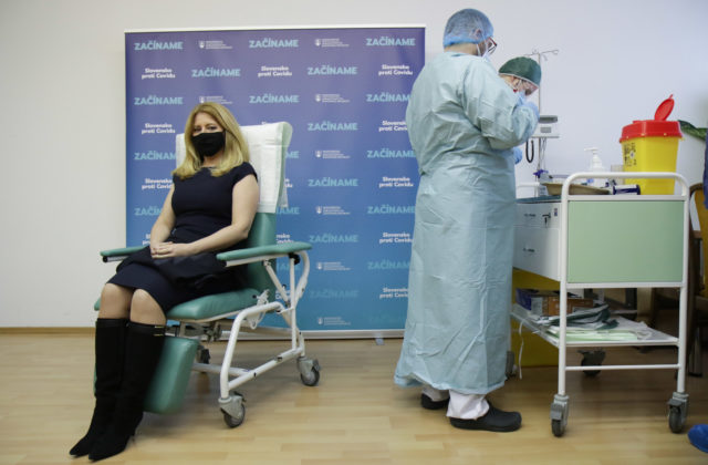 Prezidentka Čaputová dostala druhú dávku vakcíny proti COVID-19