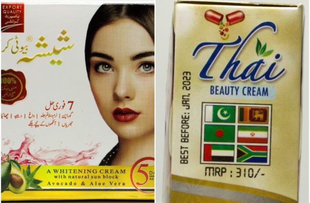Hygienici upozorňujú na dva nebezpečné výrobky z Pakistanu, sú určené na bielenie pokožky (foto)