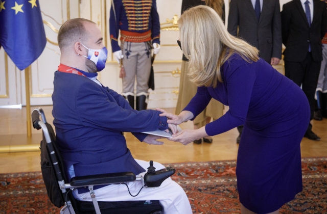 Prezidentka Čaputová prijala úspešných paralympionikov, Slovensko patrí medzi špičku (video+foto)