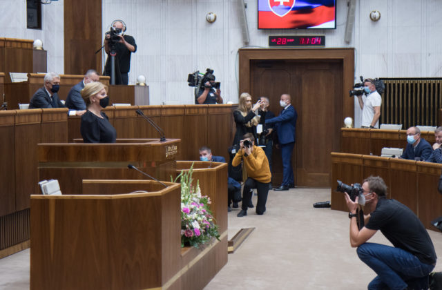 Prezidentka Čaputová v parlamente vystúpila so správou o stave republiky (video+foto)