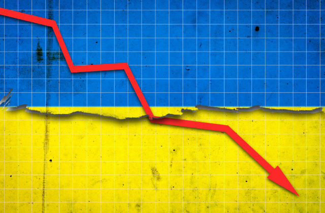 Ukrajina zaznamenala najhorší ekonomický výsledok od roku 1991, experti však očakávali zhoršenie o 50 percent