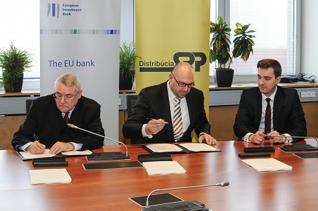 Podpis úveru EIB & SPP-D - EIB