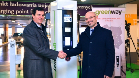 Otvorenie rýchlonabíjačky v Poľsku - GreenWay Infrastructure