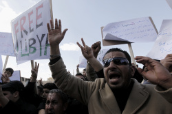 Libya - protest (SITA)