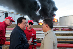 chavez venezuela rafineria - TASR