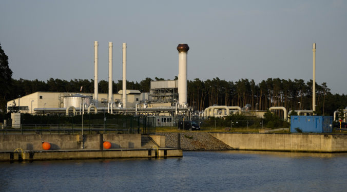 The Nord Stream 1 Baltic Sea pipeline and the transfer station of the OPAL gas pipeline, the Baltic Sea Pipeline Link, lut by the evening sun in Lubmin, Germany, Wednesday, July 20, 2022. Europe is bracing for the possibility that the key Nord Stream 1 pipeline that brings natural gas from Russia to Germany won't reopen as scheduled after routine maintenance