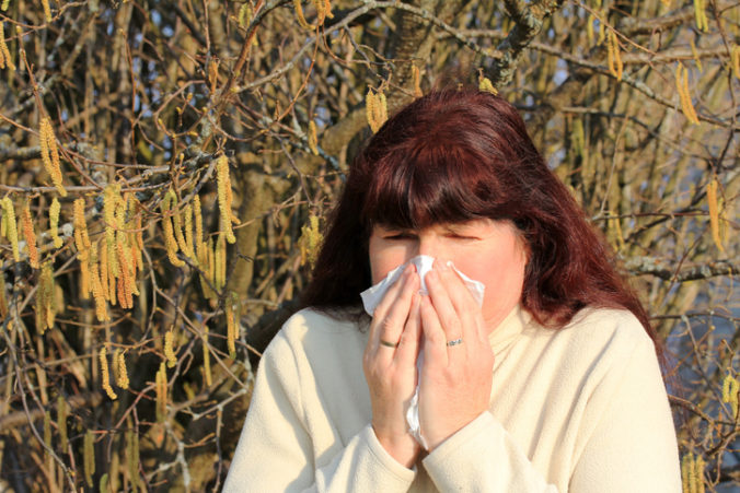 Peľ liesky a jelše alergia