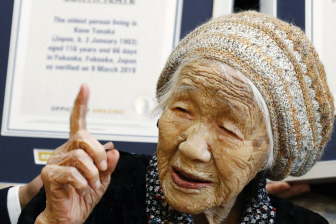 Vo veku 119 rokov zomrela Japonka Kane Tanakaová